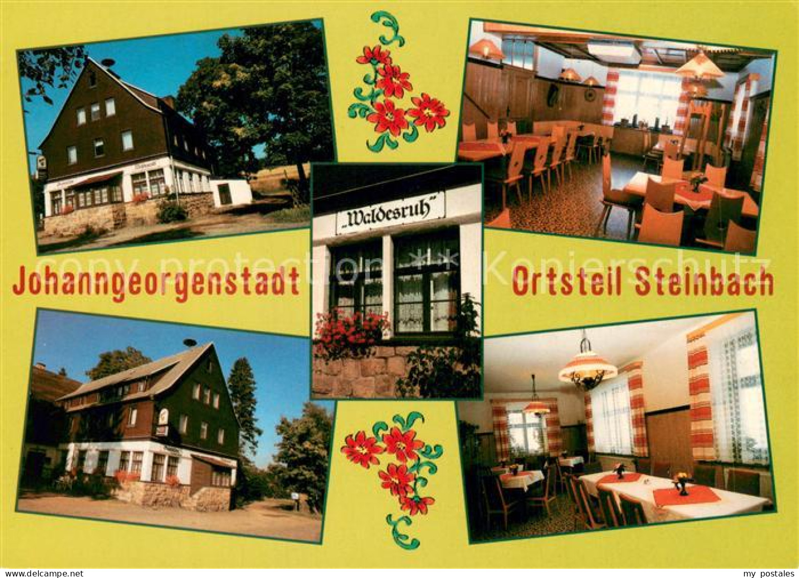 73723093 Steinbach Johanngeorgenstadt Gaststaette Pension Waldesruh Gastraeume S - Johanngeorgenstadt