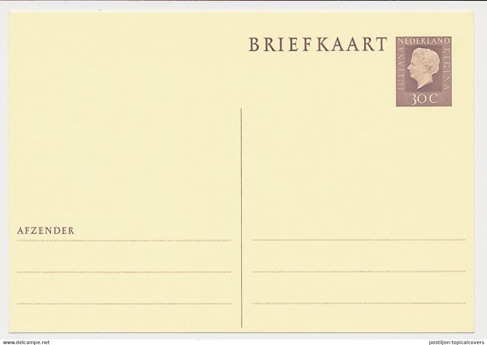 Briefkaart G. 349 - Ganzsachen
