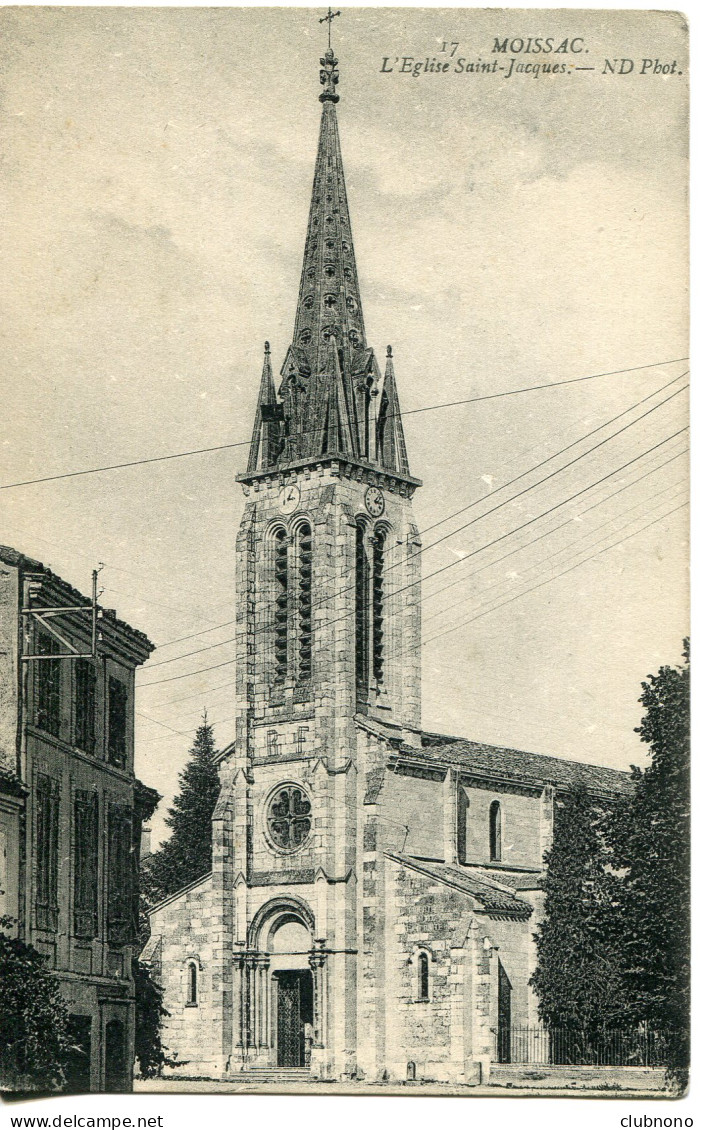 CPA -  MOISSAC - EGLISE SAINT-JACQUES - Moissac