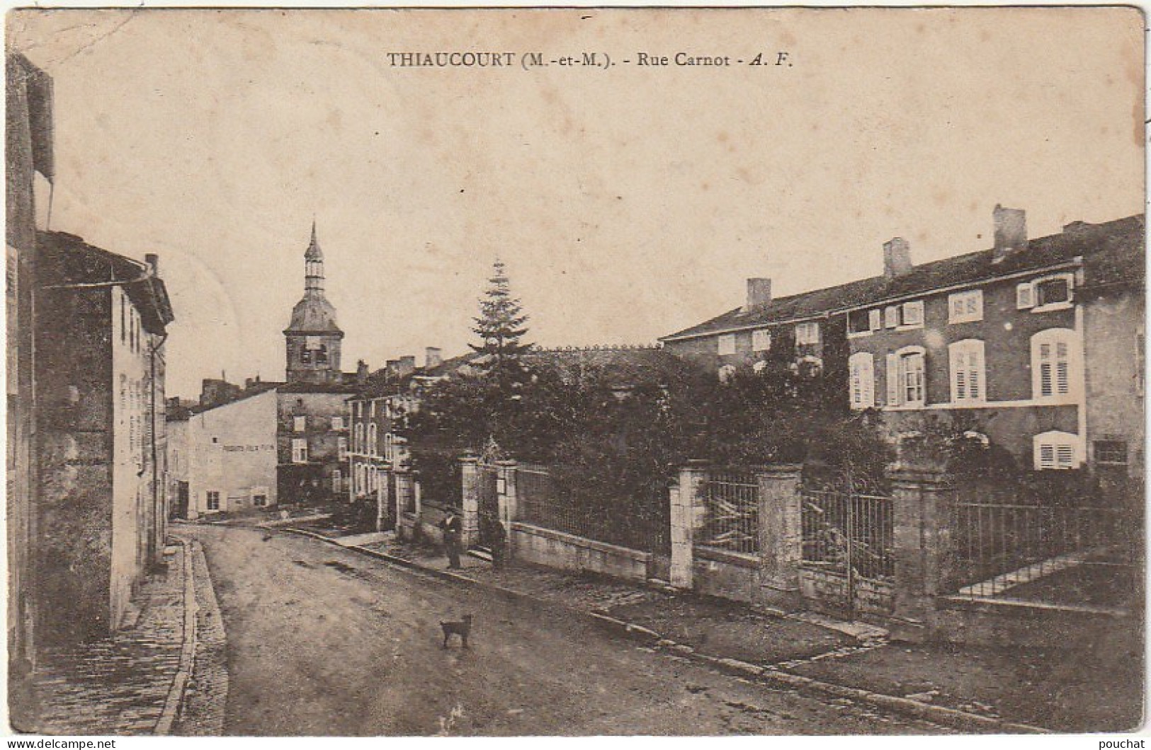 SO 19-(54) THIAUCOURT - RUE CARNOT - 2 SCANS - Other & Unclassified