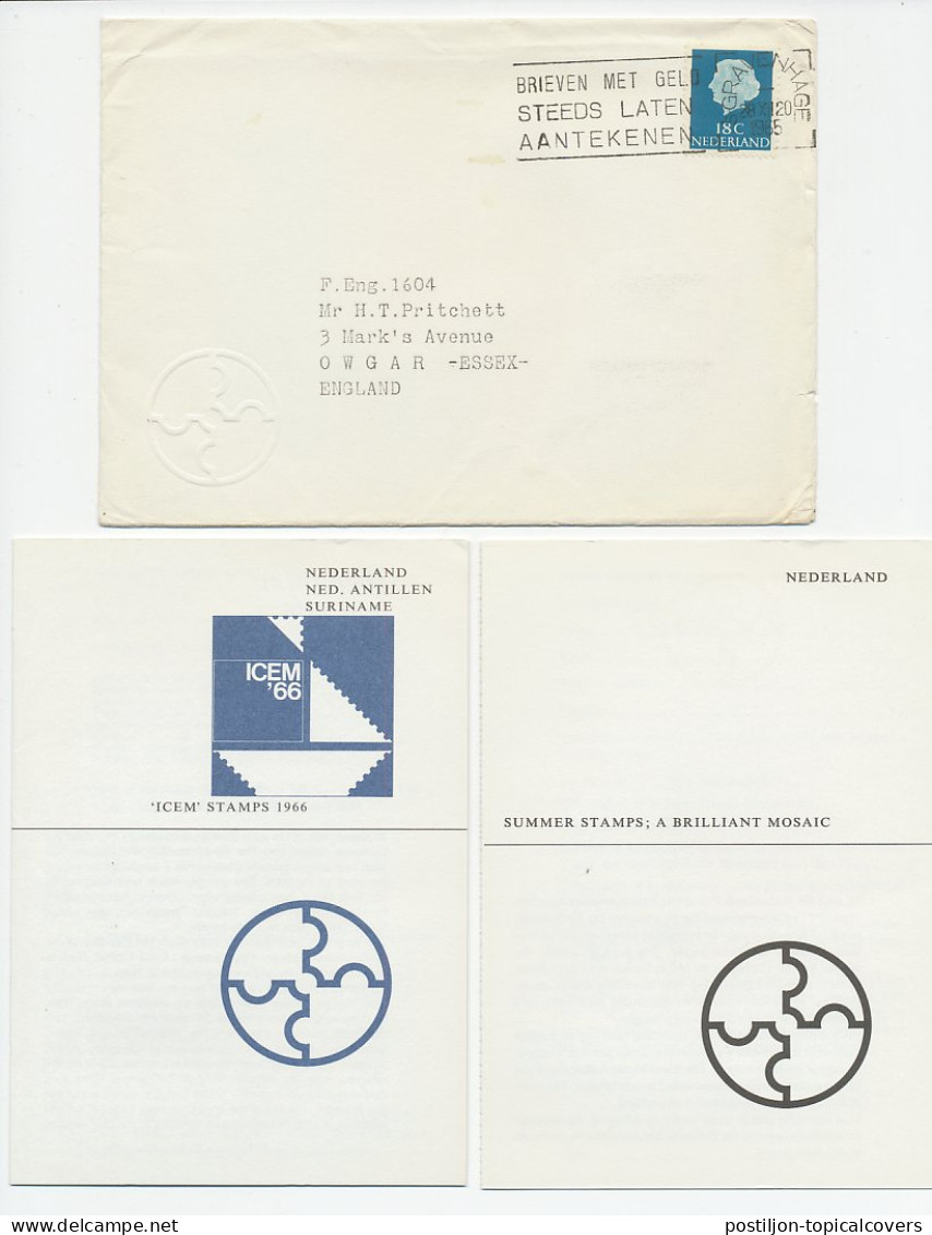 PTT Introductiefolder ( Engels ) Em. ICEM 1966 - Ohne Zuordnung