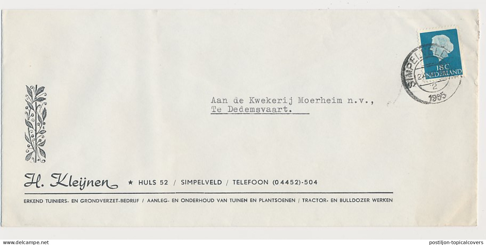 Firma Envelop Simpelveld 1965 - Unclassified