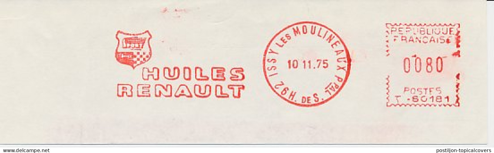 Meter Cut France 1975 Oil - Renault - Other & Unclassified