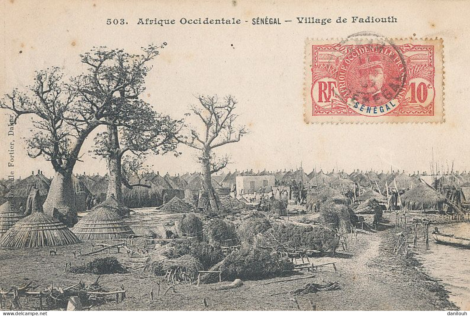 SENEGAL  Village De FADIOUTH  503  EDIT FORTIER - Senegal