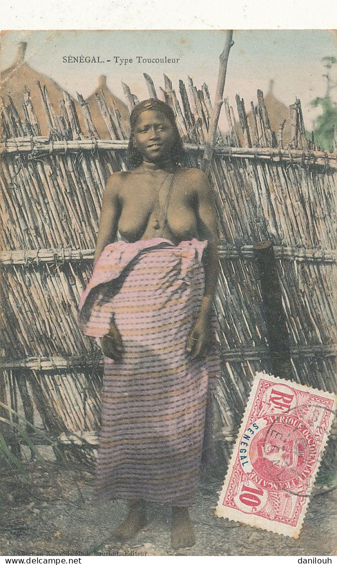 SENEGAL   Type Toucouleur    NU FEMININ ** - Sénégal