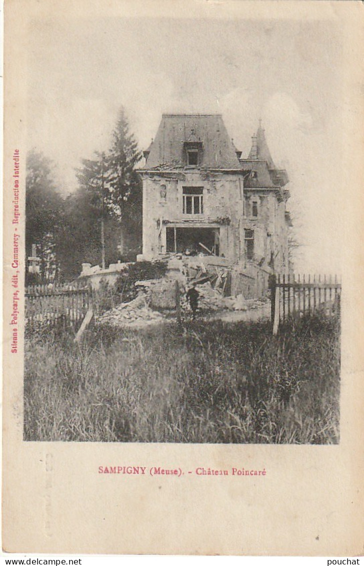 SO 20 -(55) SAMPIGNY - CHATEAU POINCARE - DECOMBRES - 2 SCANS - Sonstige & Ohne Zuordnung