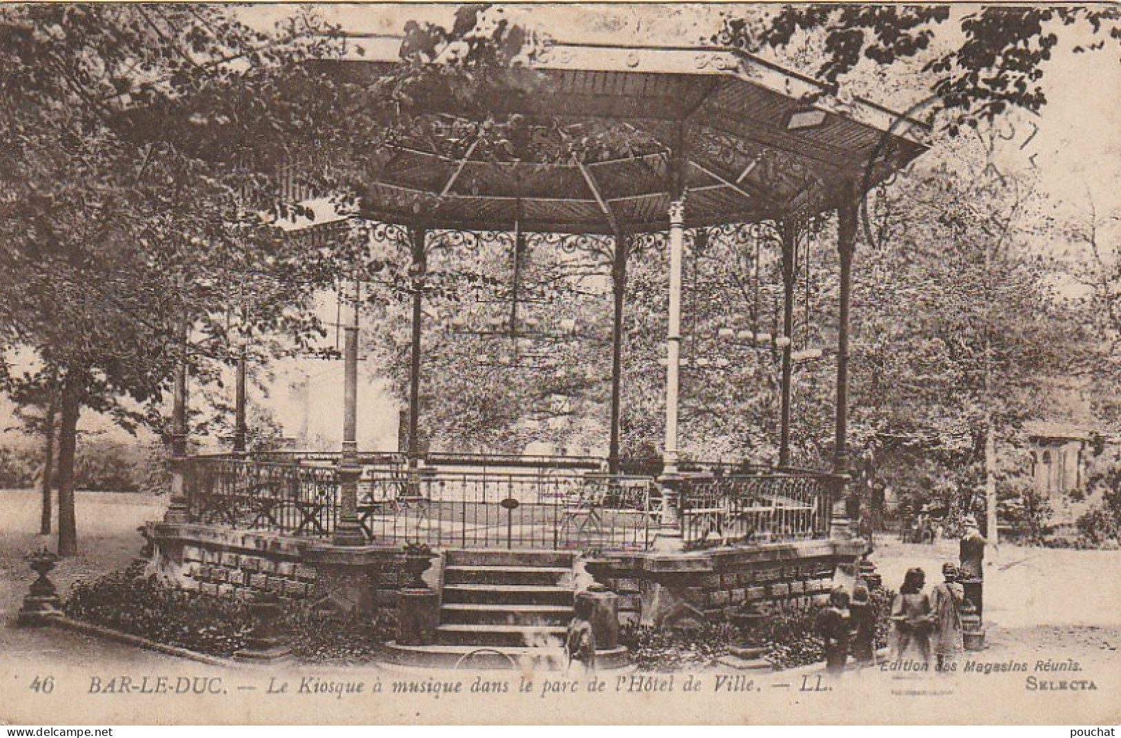 SO 20 -(55) BAR LE DUC - LE KIOSQUE A MUSIQUE DANS LE PARC DE L' HOTEL DE VILLE - 2 SCANS - Bar Le Duc