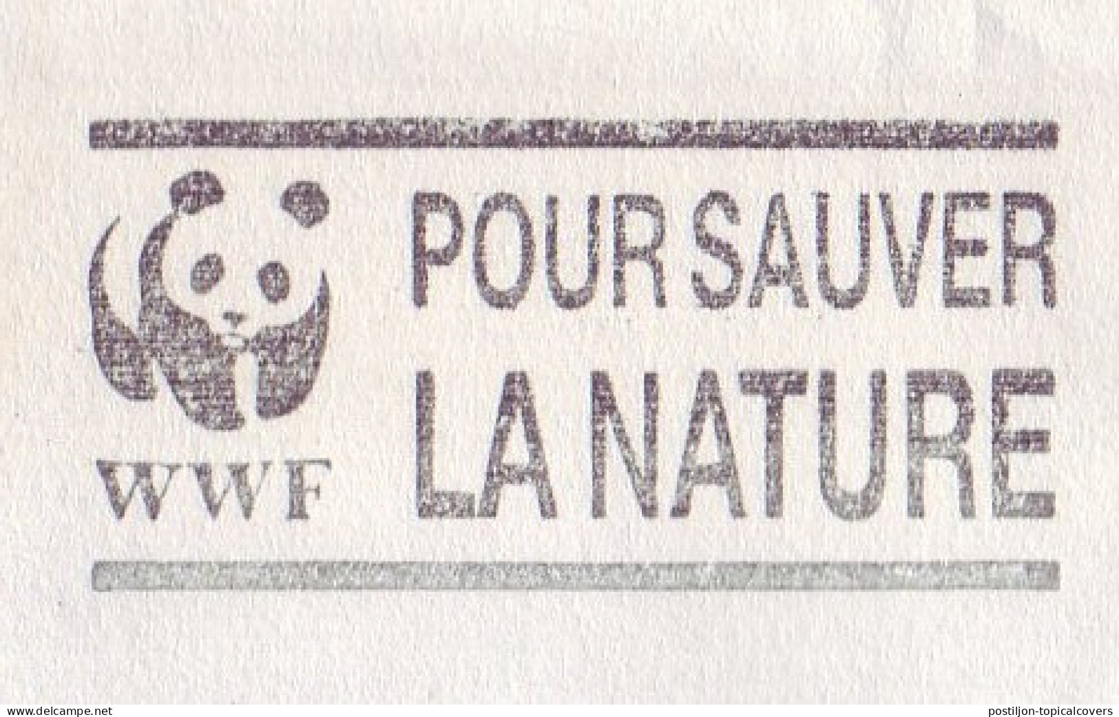 Cover / Postmark Switzerland 1989 Panda Bear - Autres & Non Classés