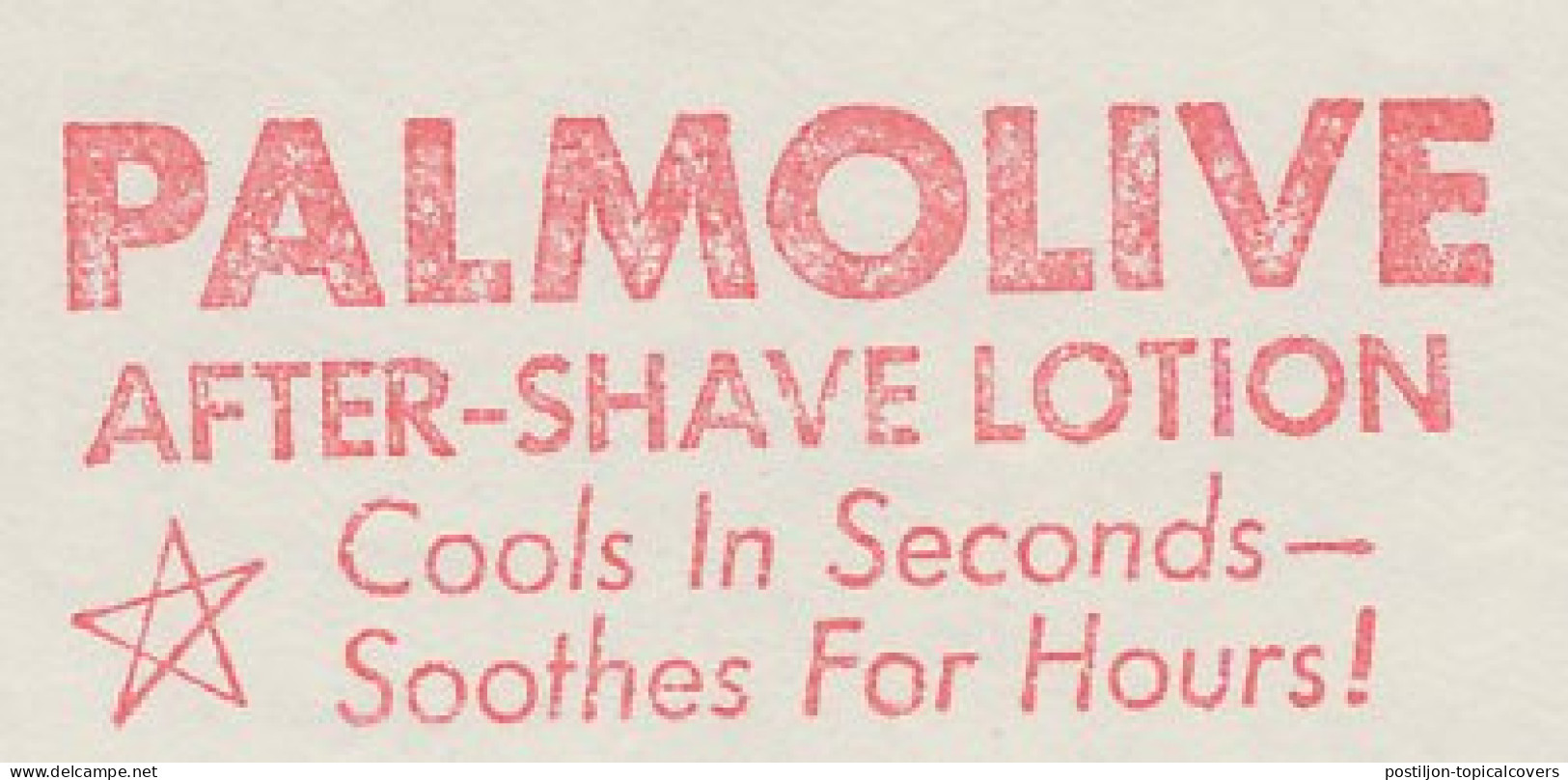 Meter Top Cut USA 1957 After Shave Lotion - Palmolive - Other & Unclassified