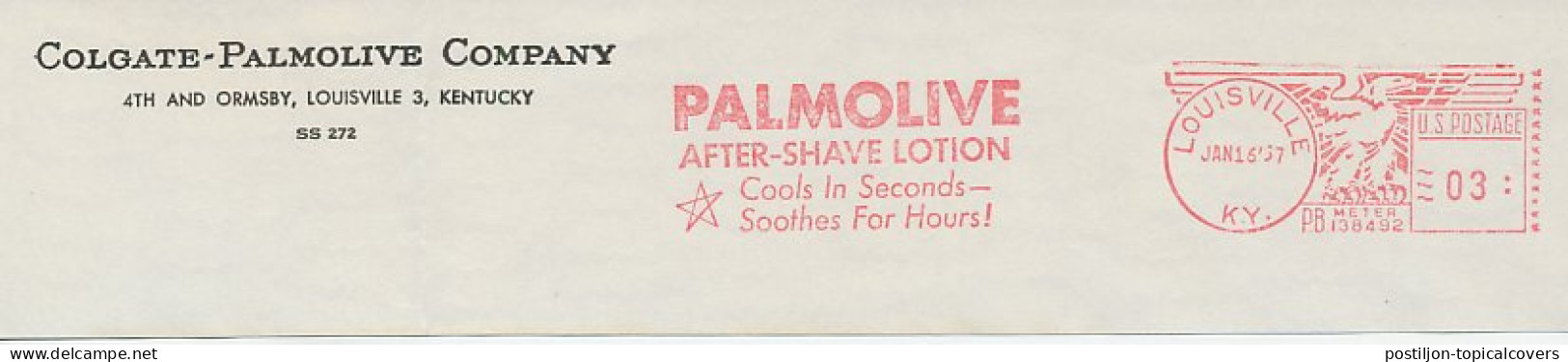 Meter Top Cut USA 1957 After Shave Lotion - Palmolive - Otros & Sin Clasificación