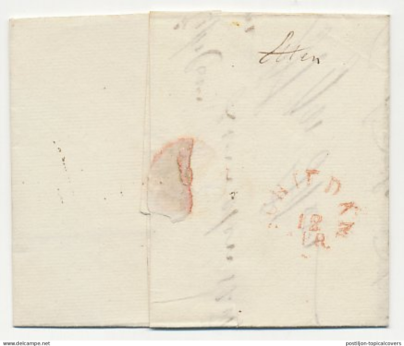 Distributiekantoor Etten - Breda - Schiedam 1834 - ...-1852 Voorlopers