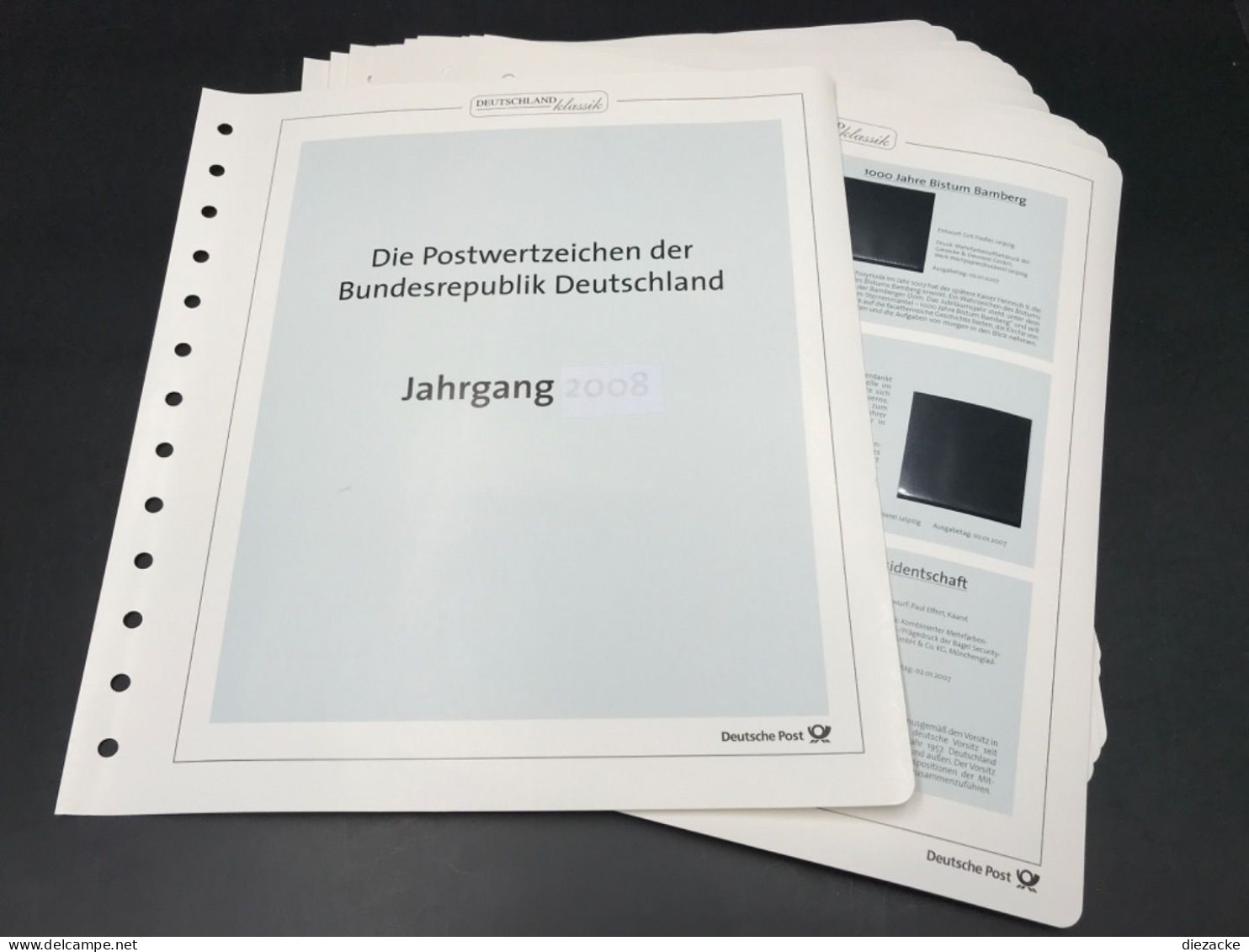 DP Deutschland Klassik 2017 Vordrucke Neuwertig (SB1058 - Afgedrukte Pagina's