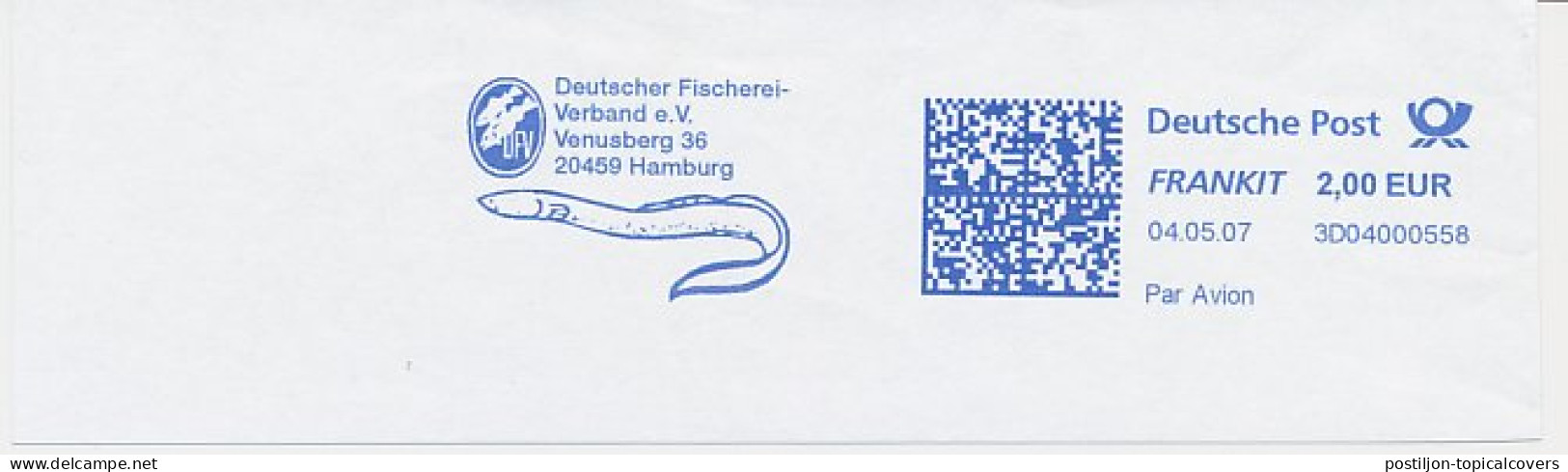 Meter Cut Germany 2007 Fish - Eel - Fische