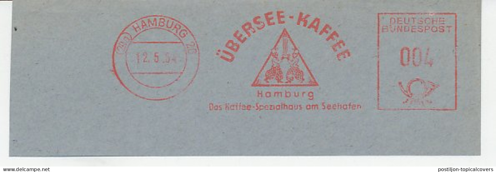 Meter Cut Germany 1954 Coffee - Native - Sonstige & Ohne Zuordnung