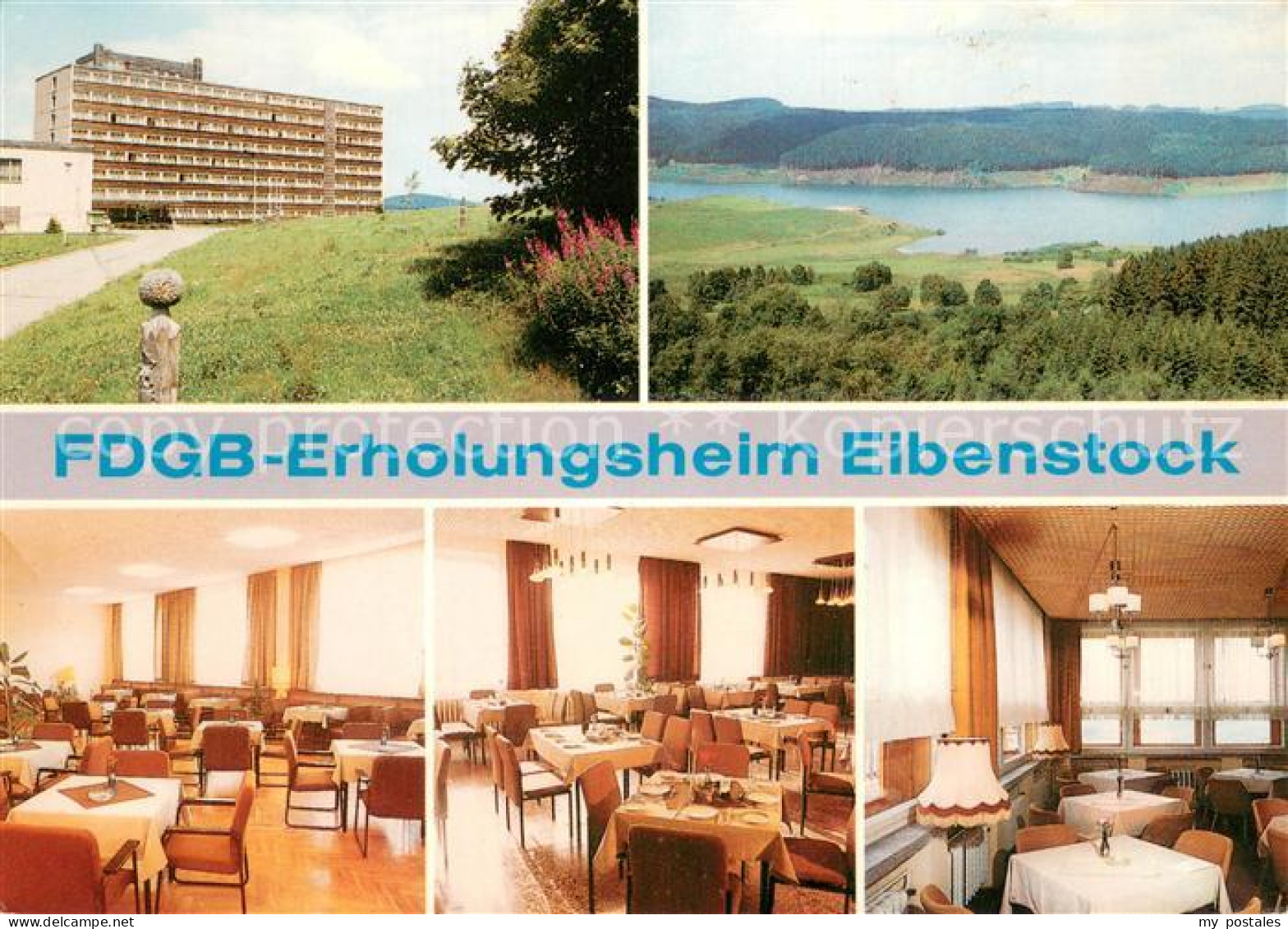 73723053 Eibenstock FDGB Erholungsheim Eibenstock Gastraeume Seepartie Eibenstoc - Eibenstock