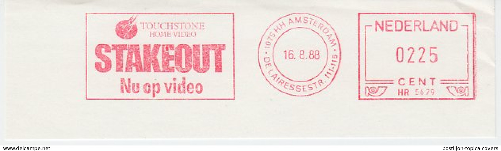 Meter Cut Netherlands 1988 Stakeout - Movie - Cinéma
