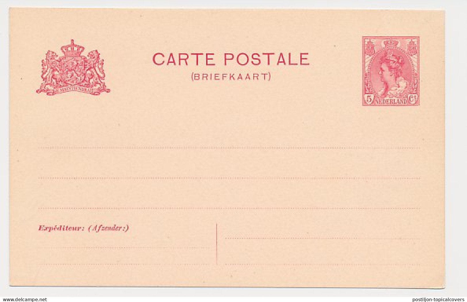 Briefkaart G. 82 II - Postal Stationery