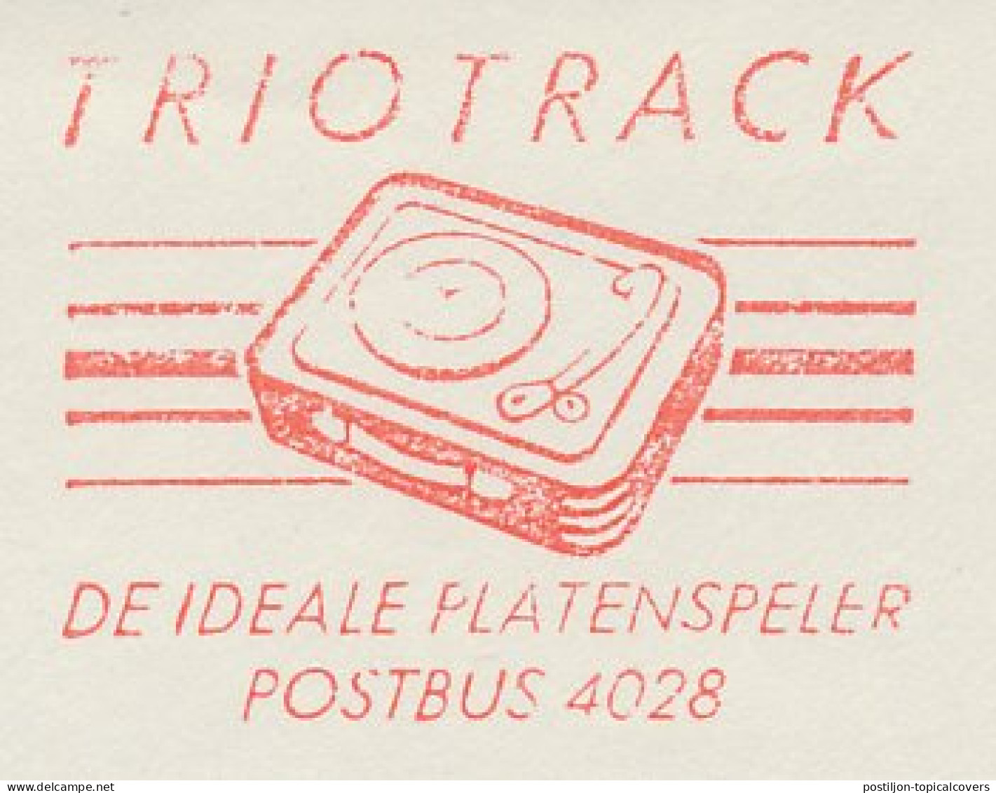 Meter Cut Netherlands 1962 Record Player - Triotrack - Musik