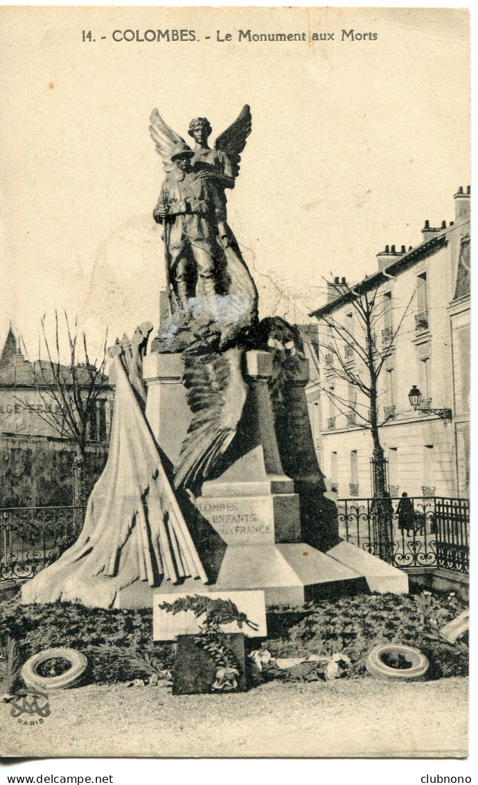 CPA - COLOMBES - MONUMENT AUX MORTS - Colombes