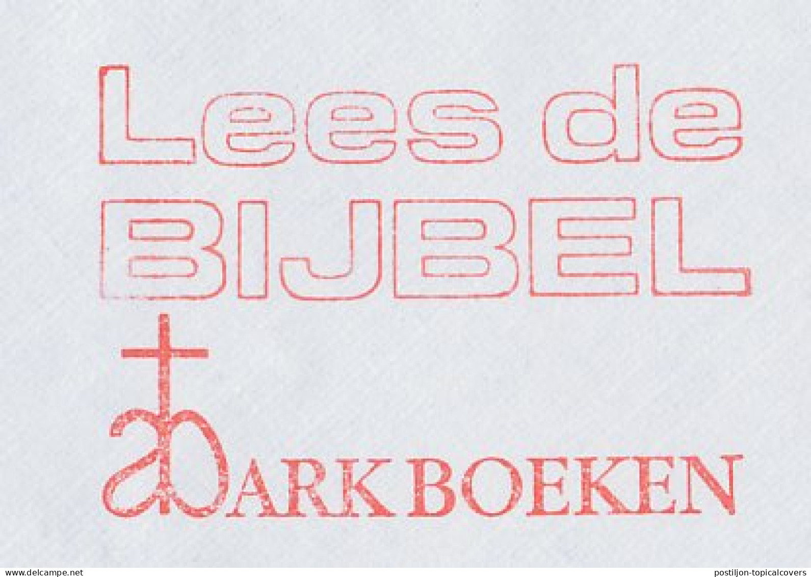 Meter Top Cut Netherlands 1987 Bible - Read The Bible - Autres & Non Classés