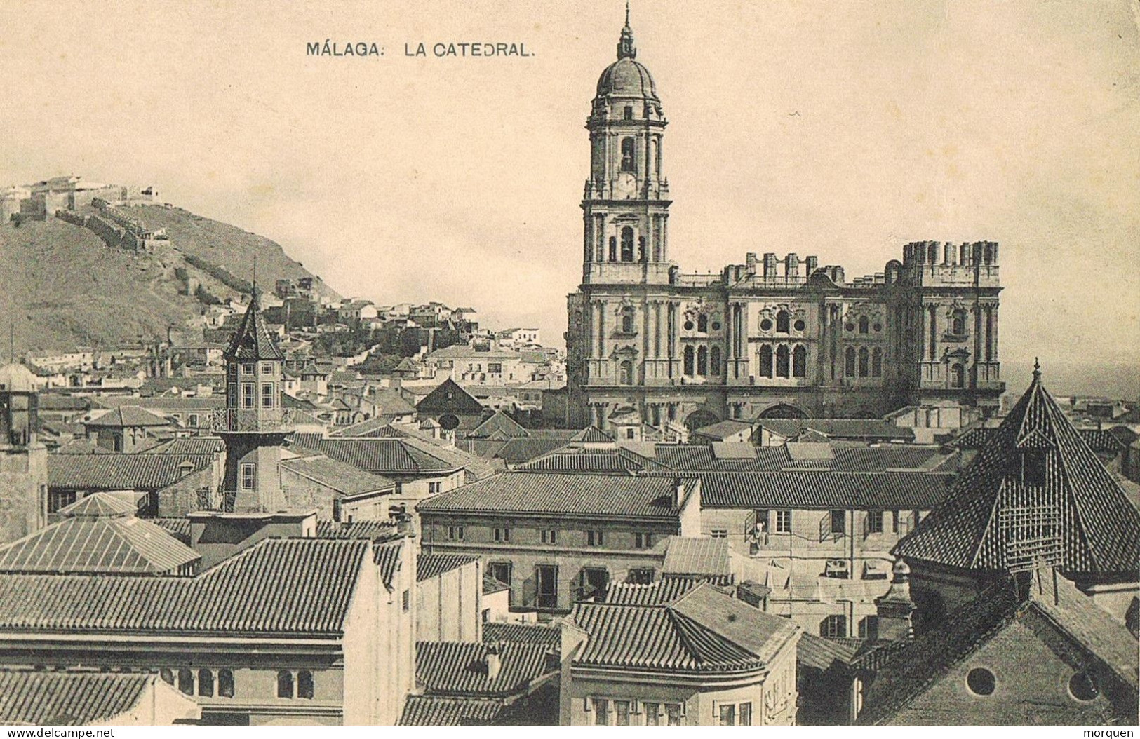 53978. Postal MALAGA. Vista De La Catedral - Málaga