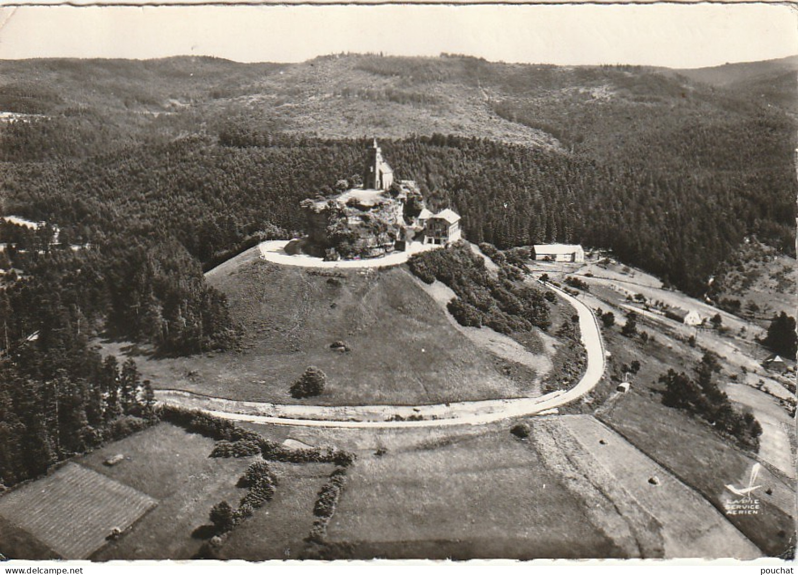 SO 22-(57) DABO - LE ROCHER , LA CHAPELLE SAINT LEON  - VUE AERIENNE - 2 SCANS - Dabo