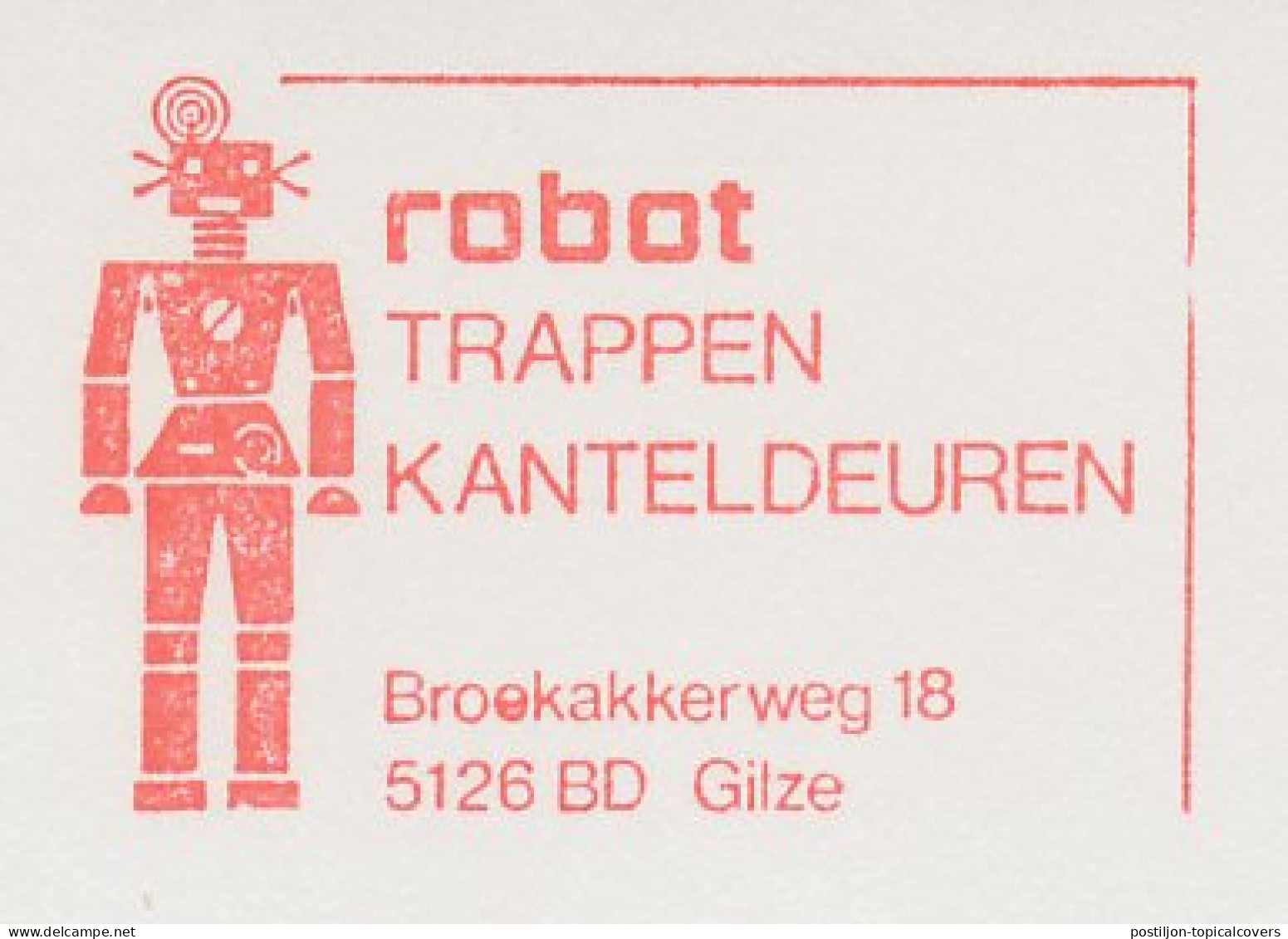 Meter Cut Netherlands 1985 Robot - Unclassified