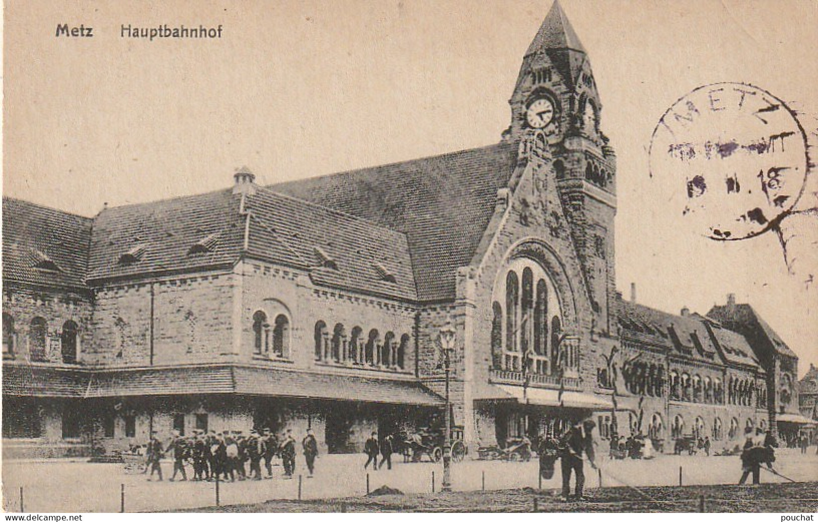 SO 22-(57) METZ - HAUPTBAHNHOF - GARE - ANIMATION - 2 SCANS - Metz