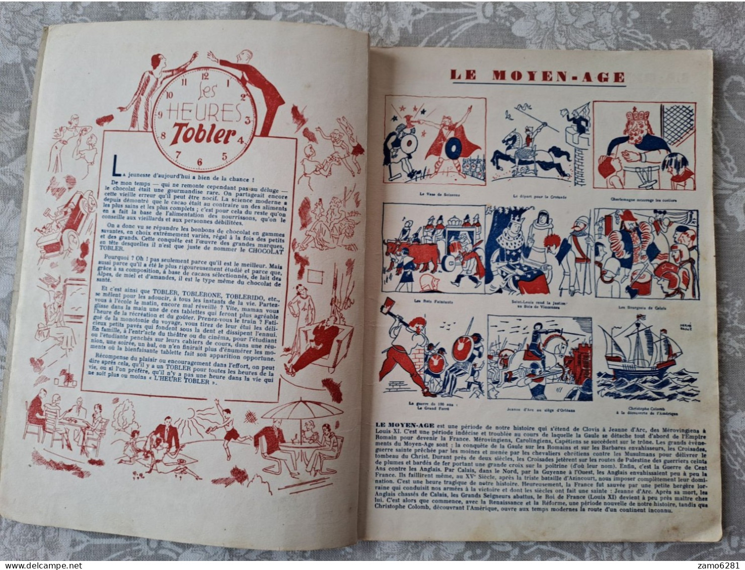 Petite Histoire De France TOBLER - Pubblicitari