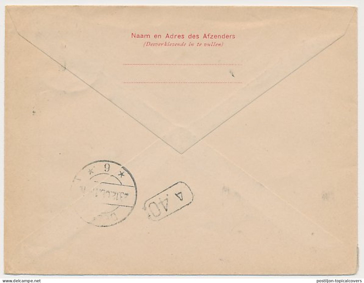 Envelop G. 14 Gouda - Delft 1908 - Ganzsachen