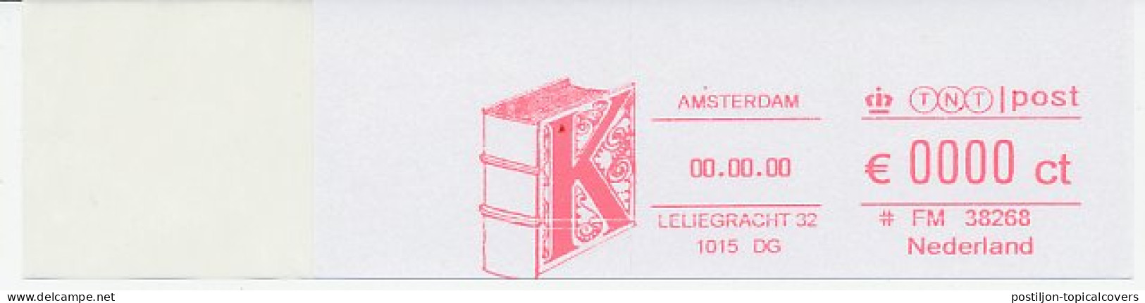 Meter Proof / Test Strip FRAMA Supplier Netherlands Book - K - ( Amsterdam ) - Ohne Zuordnung