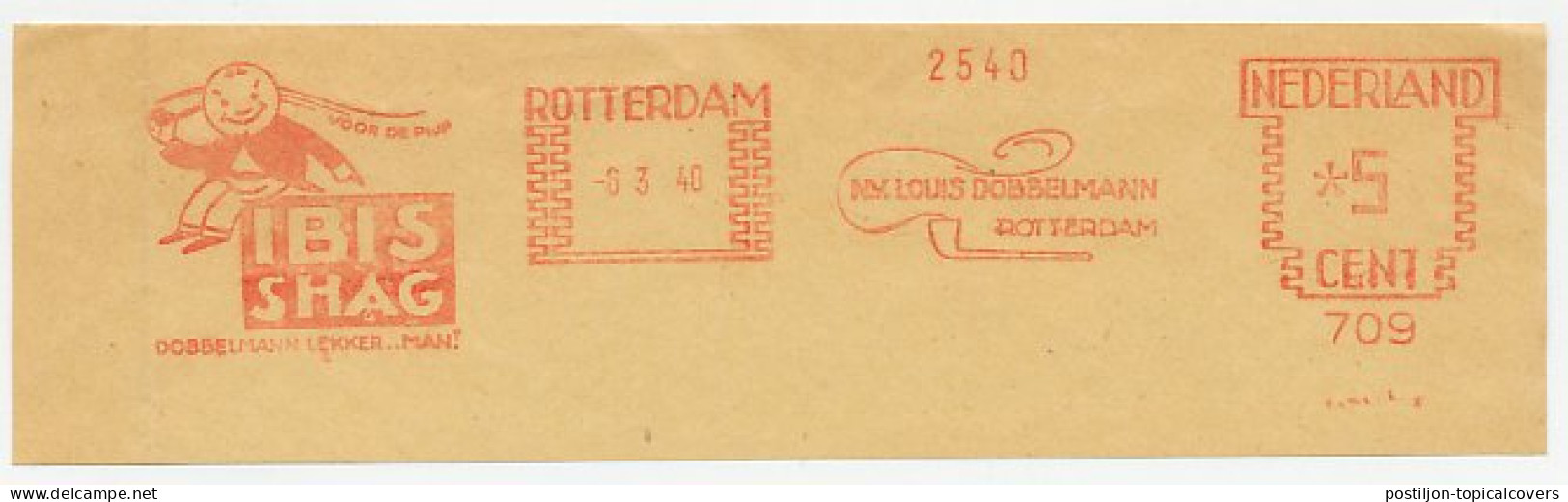 Meter Cut Netherlands 1940 Ibis Shag - Tobacco - Pipe Smoking - Tobacco