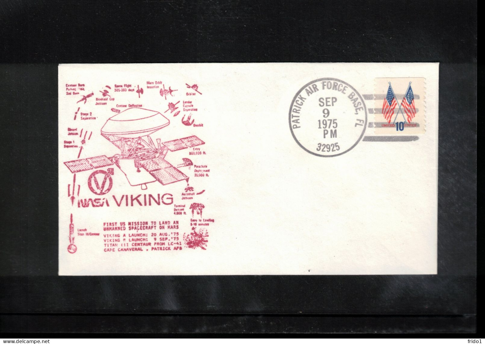USA 1975 Space / Weltraum Mission VIKING To Mars Interesting Cover - Stati Uniti