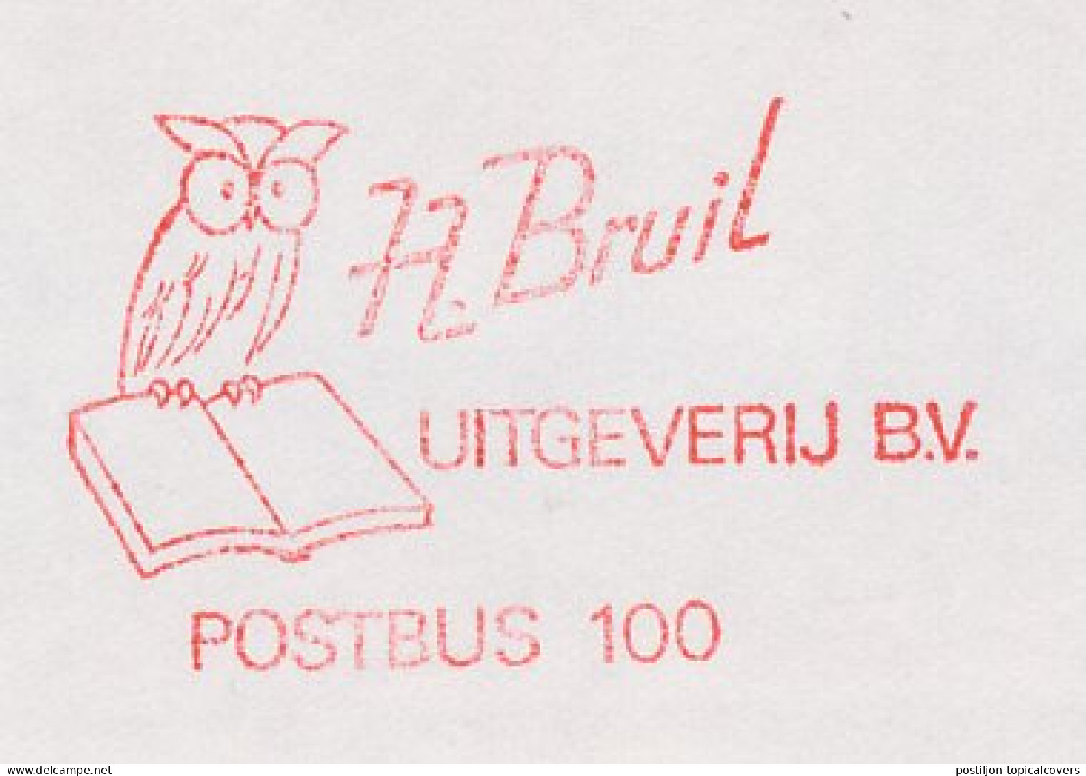 Meter Cut Netherlands 1994 Bird - Owl - Other & Unclassified