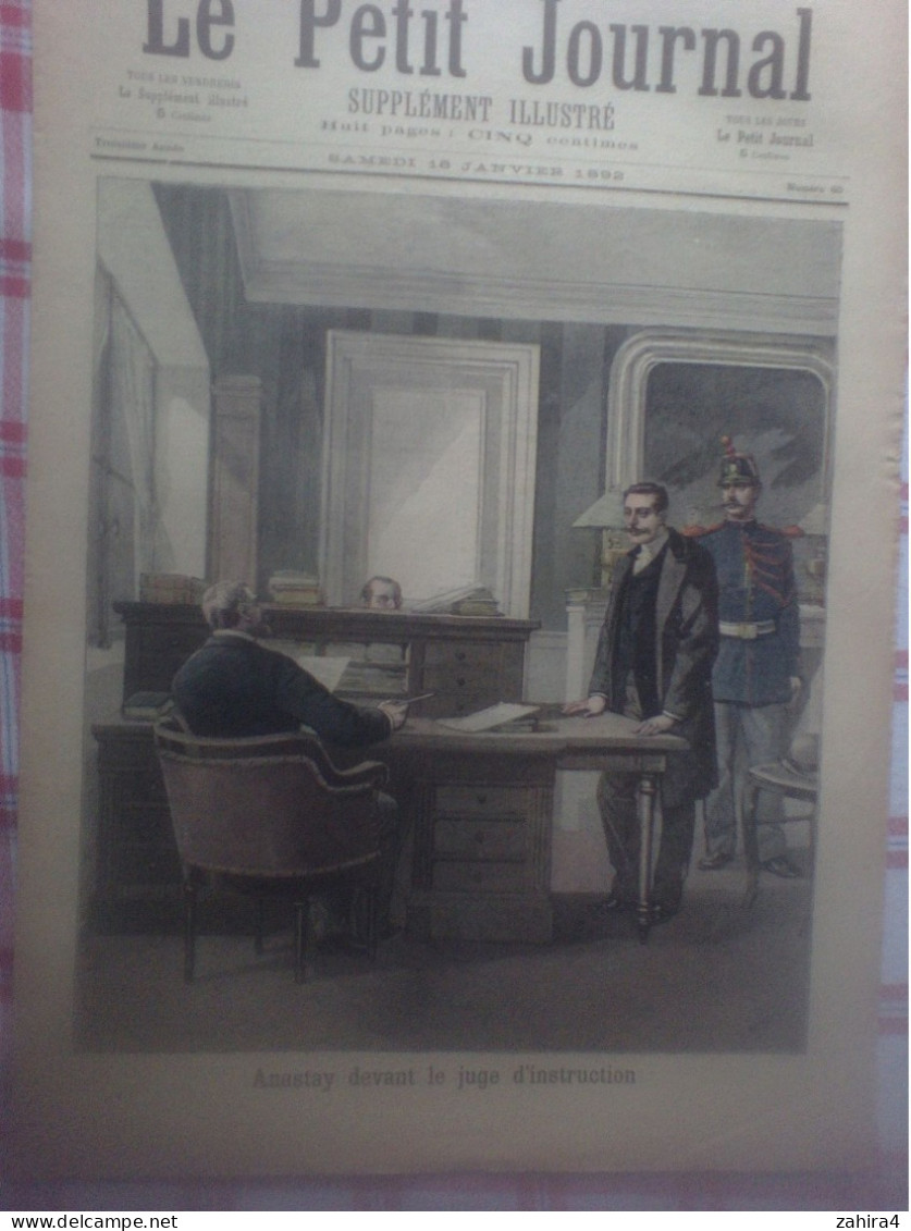 Le Petit Journal N°60 Anastay Devant Le Juge Drame Dans Une Cave à Trésauvaux Chanson Restaurant à 23 Sous L Xanrof - Revues Anciennes - Avant 1900