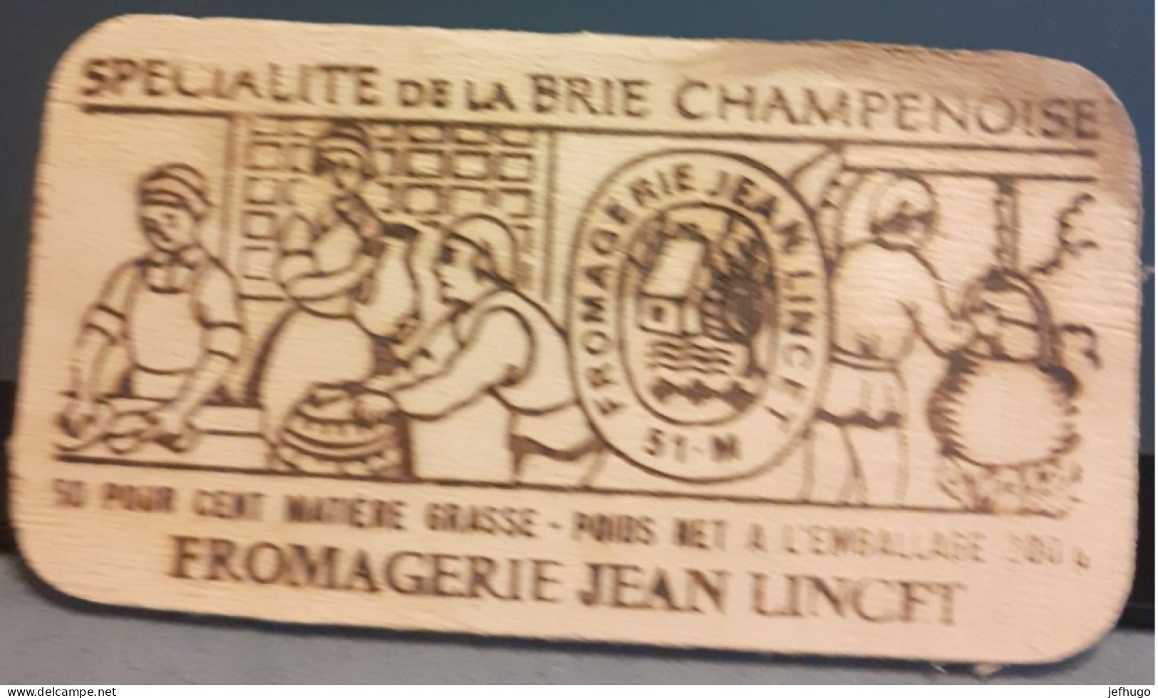 ÉTIQUETTE SPECIALITE DE LA BRIE CHAMPENOISE . FROMAGERIE JEAN LINCET . 51 - Kaas