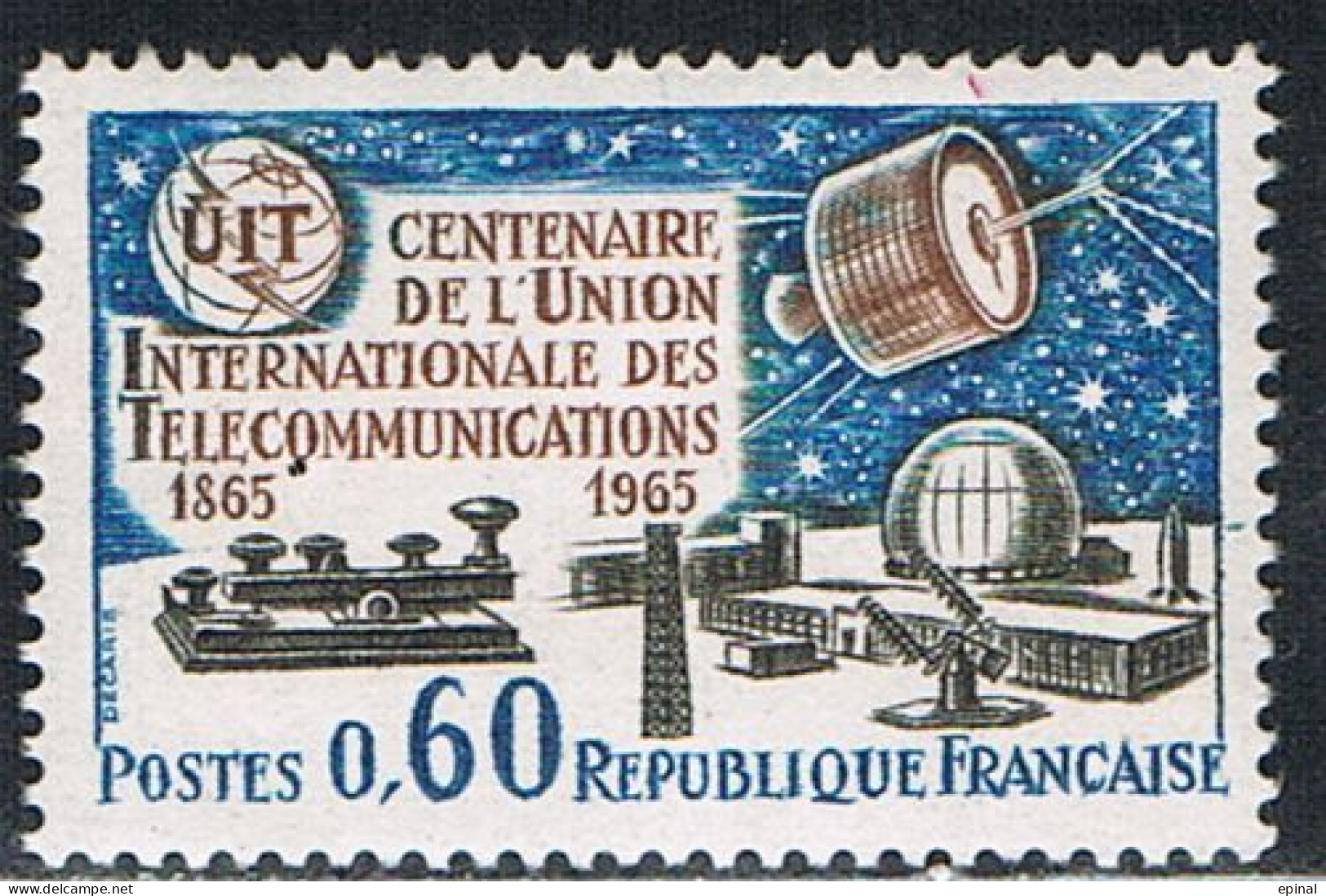 FRANCE : N° 1451 ** (Union Internationale Des Télécommunications) - PRIX FIXE - - Unused Stamps