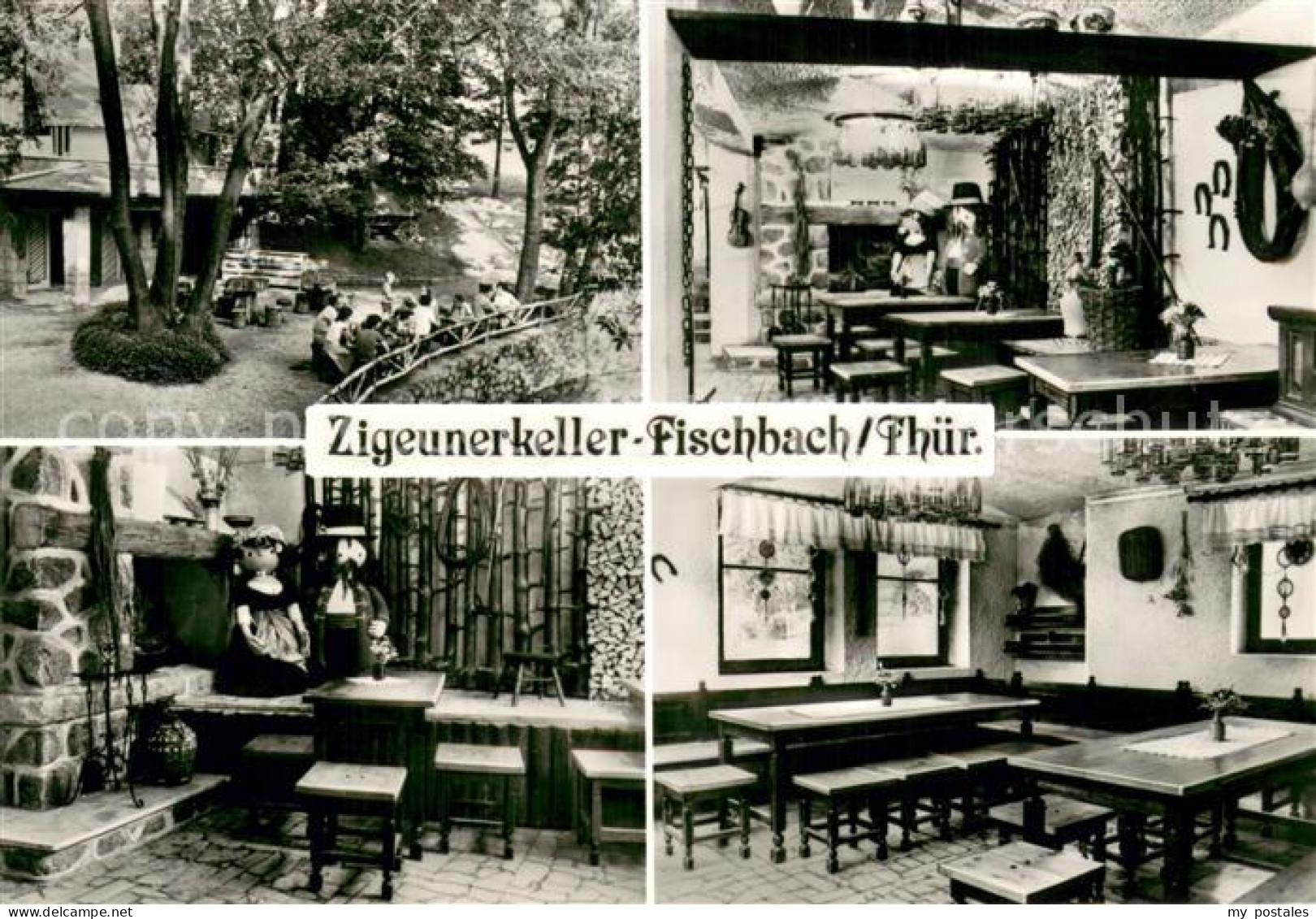73723018 Fischbach Suhl Zigeunerkeller Gastraeume Puppen Fischbach Suhl - Schleusingen
