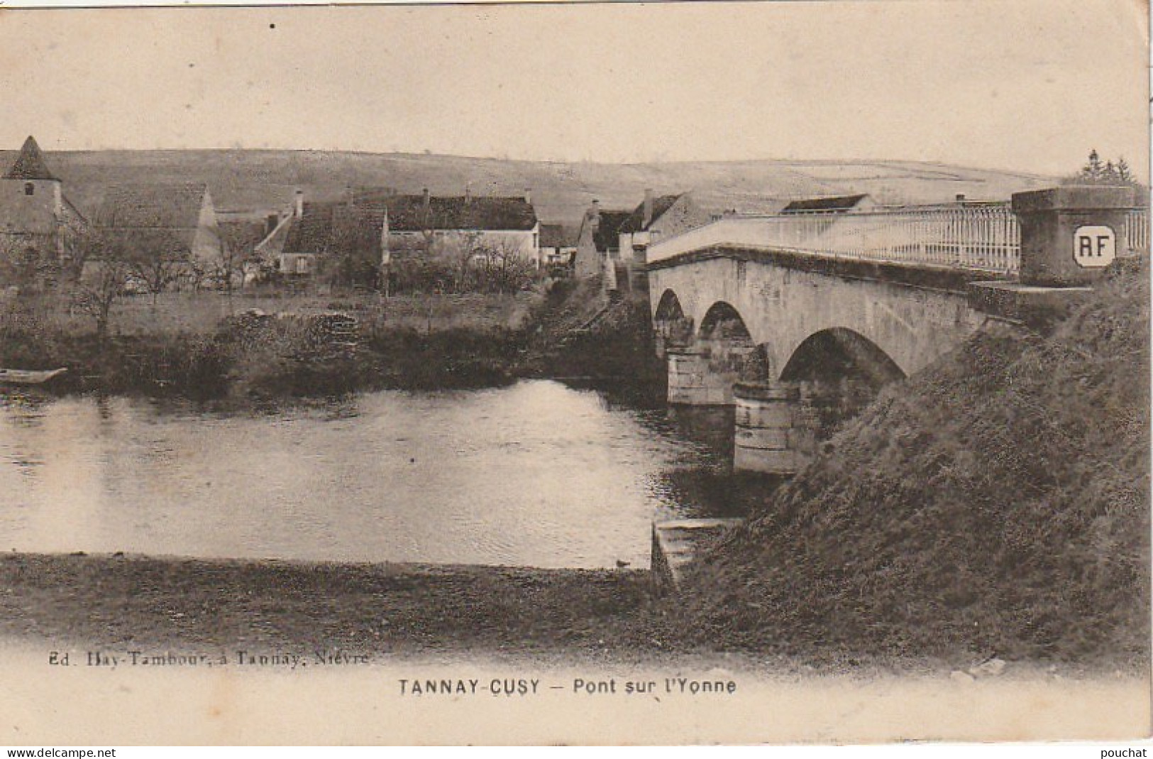 SO 23-(58) TANNAY CUSY - PONT SUR L' YONNE - 2 SCANS - Tannay