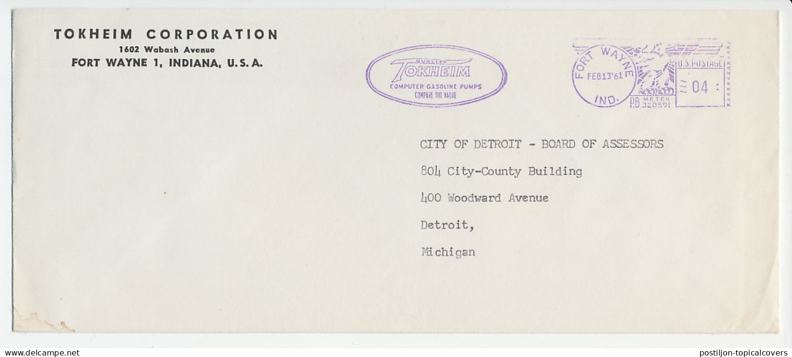 Meter Cover USA 1961 Computer Gasoline Pumps - Tokheim - Other & Unclassified