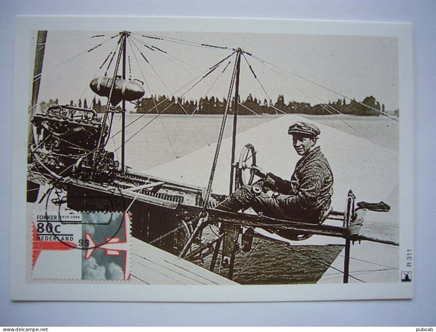 Avion / Airplane / FOKKER / De Spin / Carte Maximum - ....-1914: Voorlopers
