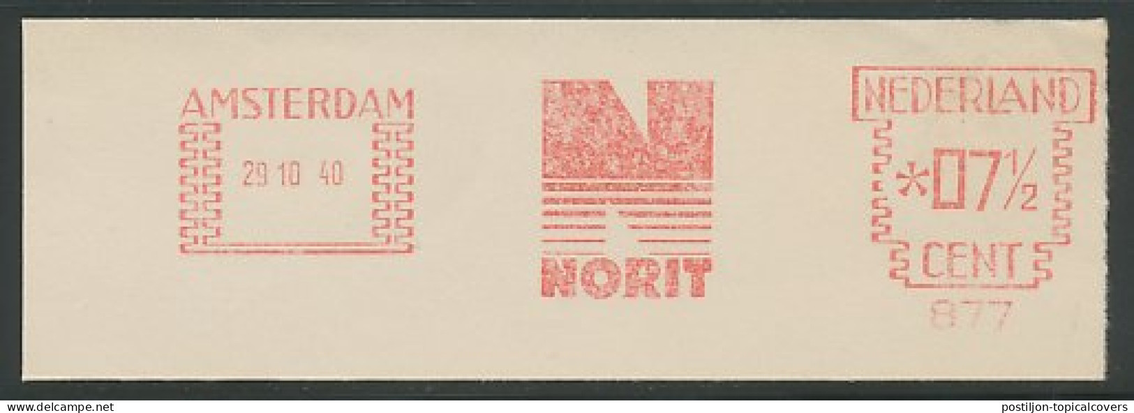 Meter Cut Netherlands 1940 Norit - Activated Carbon - Pharmacy