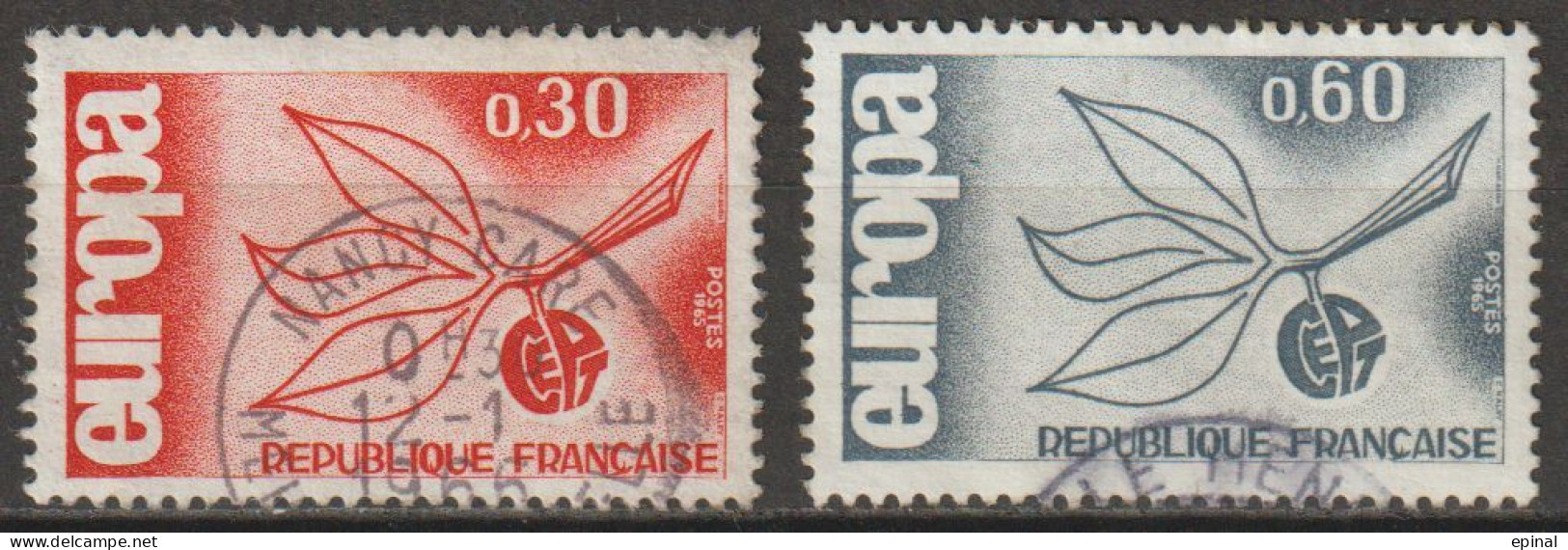 FRANCE : N° 1455 Et 1456 Oblitéré (Europa) - PRIX FIXE - - Used Stamps