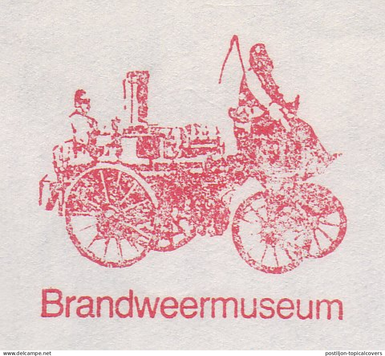 Meter Cut Netherlands 1982 Fire Brigade - Museum - Brandweer