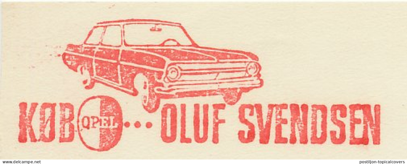 Meter Cut Denmark 1965 Car - Opel - Auto's