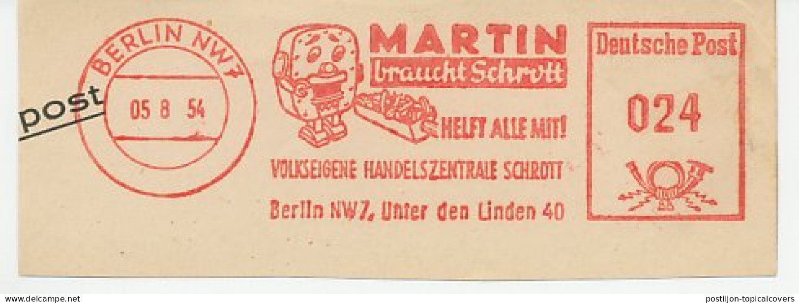 Meter Cut Germany 1954 Recycling - Scrap Metal - Martin Schrott - Fabrieken En Industrieën