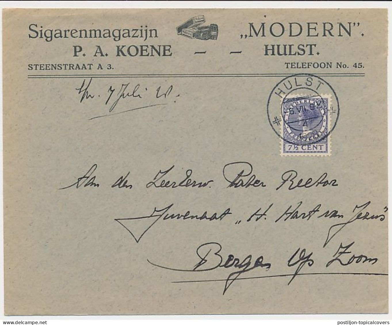 Firma Envelop Hulst 1928 - Sigarenmagazijn Modern - Ohne Zuordnung