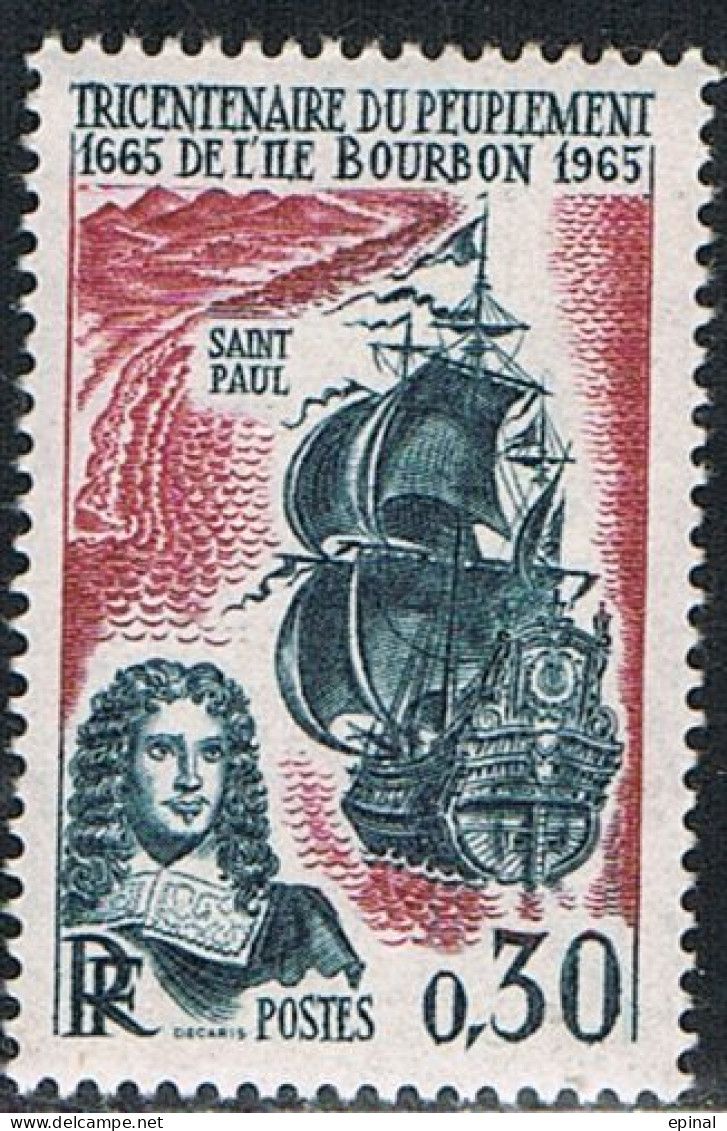 FRANCE : N° 1461 ** (Peuplement De L'ile Bourbon) - PRIX FIXE - - Unused Stamps