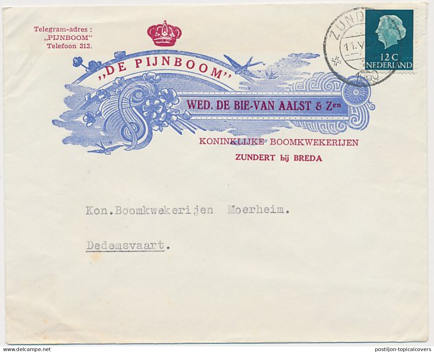 Firma Envelop Zundert 1960 - Boomkwekerijen De Pijnboom - Ohne Zuordnung