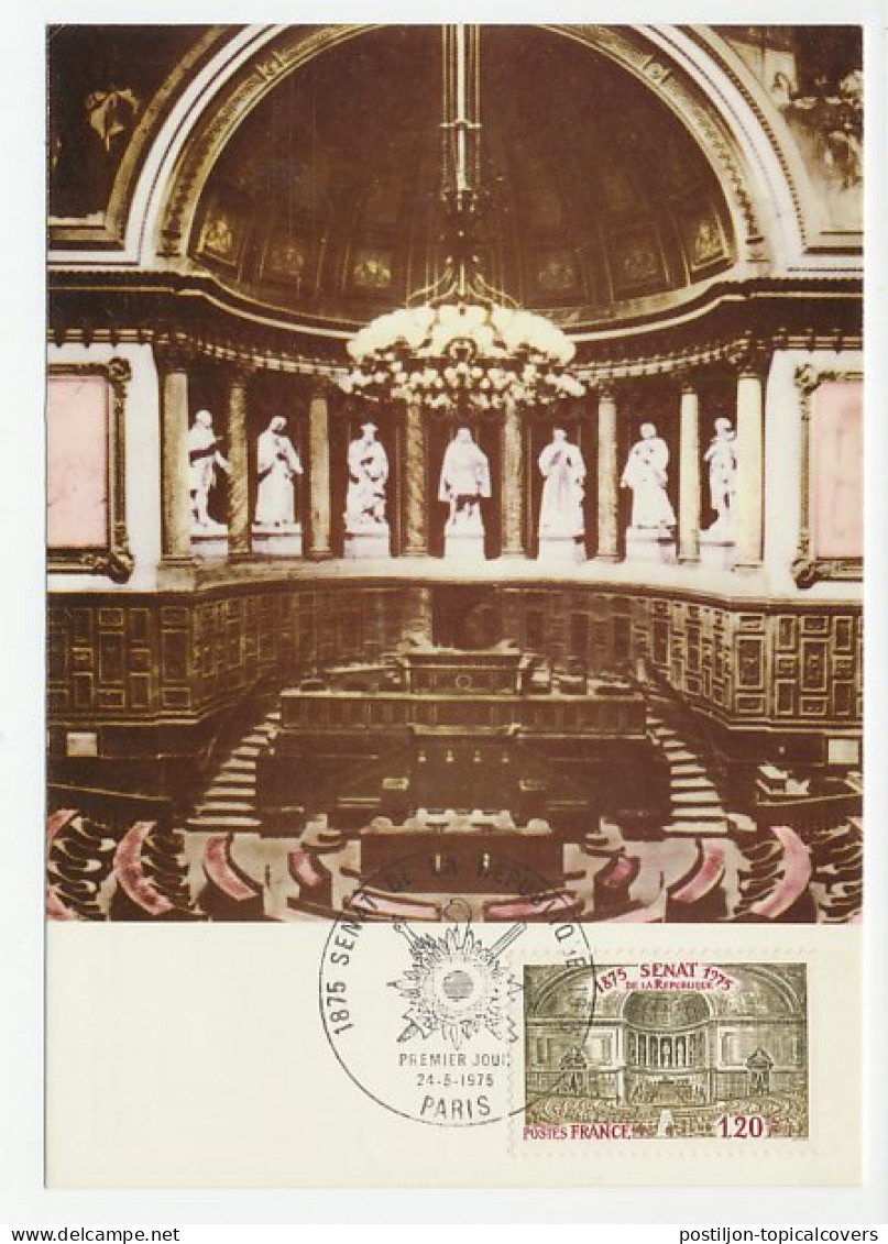 Maximum Card France 1975 The Senate - Non Classificati